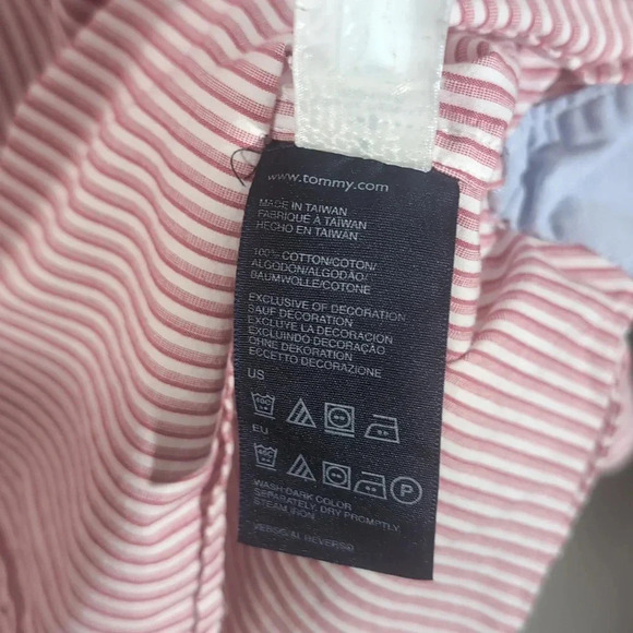Tommy Hilfiger Red Stripe Button Down - Picture 9 of 10